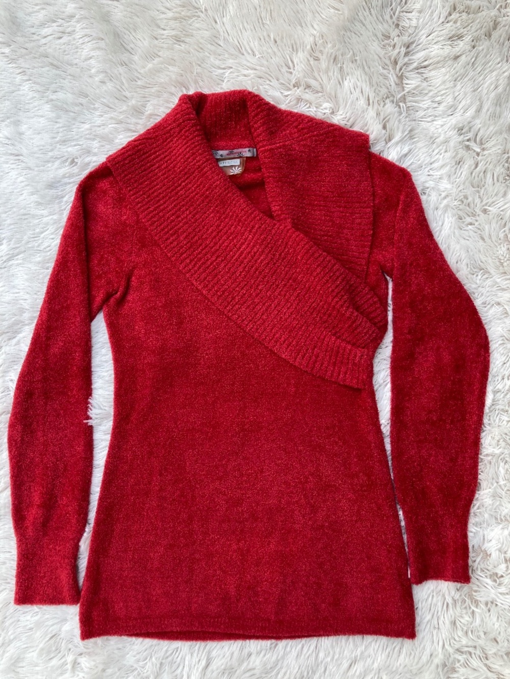 Athleta Sochi Shawl Collar/Cowl Neck Sweater Women’s Size Small